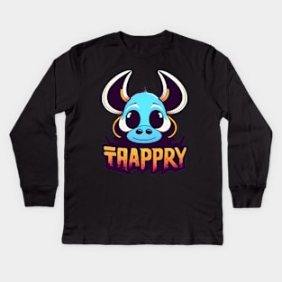 Scary Animal Kids Long Sleeve T-Shirt